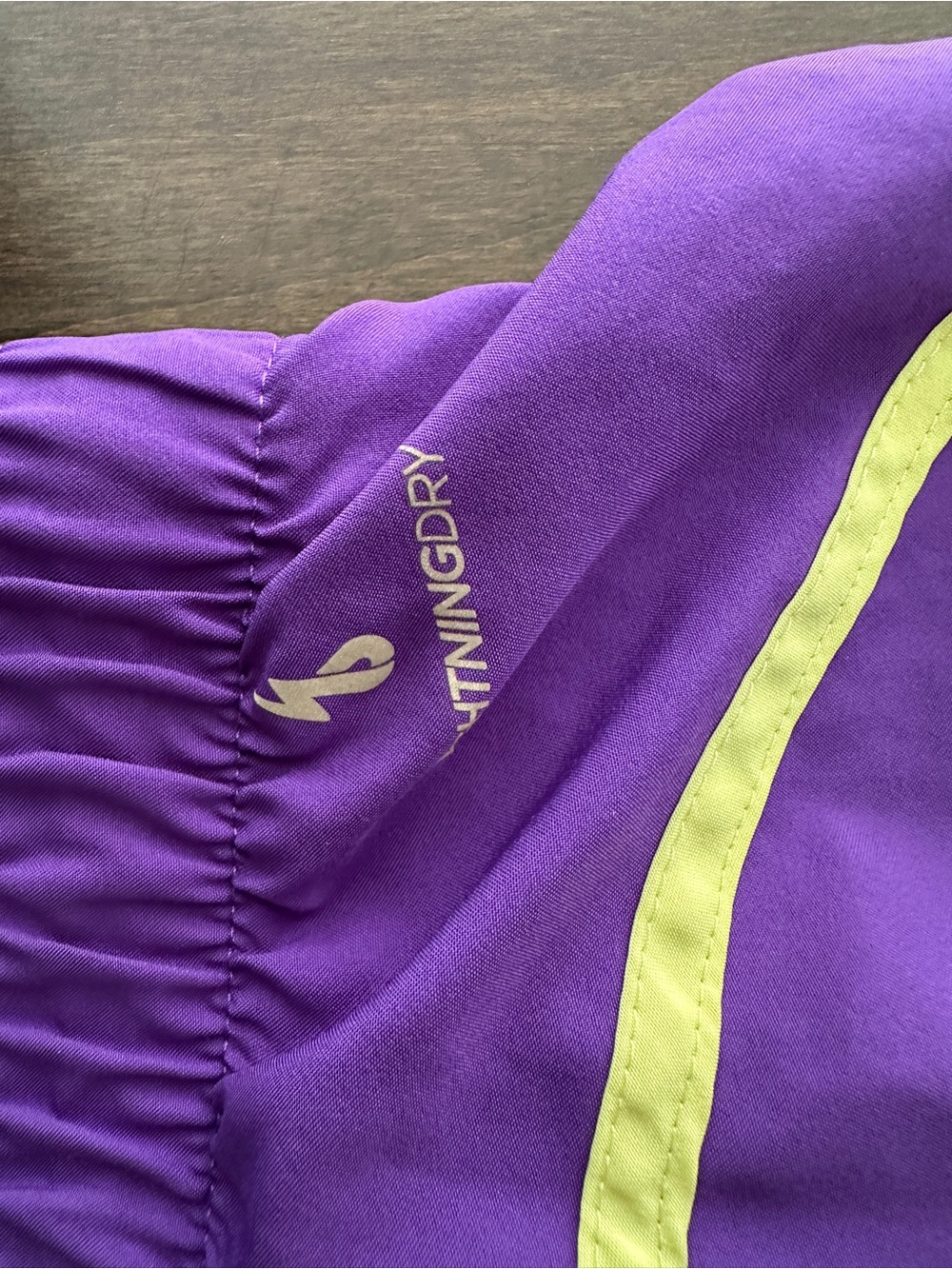 NEW BALANCE Lightning Dry Purple Running Shorts Women’s XL Lined Athletic Active - Picture 4 of 13